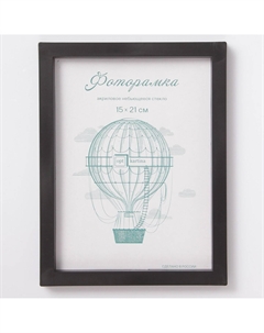 Фоторамка для фото 15×21 см, trinity, черный, (пластиковый экран) Keep memories