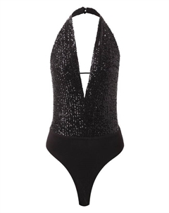 Боди с отделкой пайетками In the mood for love