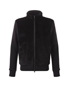 Бомбер из кашемира и шерсти с отделкой из меха норки Mvst