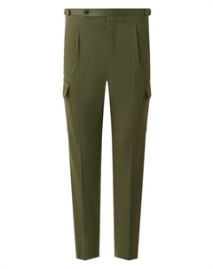 Хлопковые брюки-карго Kiton