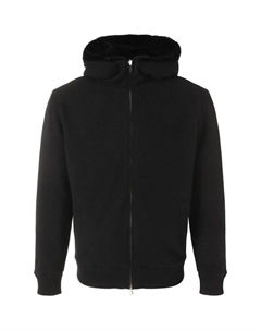 Кашемировый бомбер с подкладкой из бобра Kangra