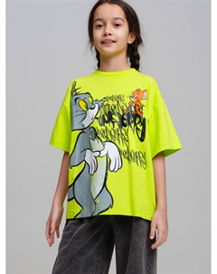 Фуфайка трикотажная для девочек (футболка) Playtoday tween