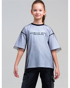 Фуфайка трикотажная для девочек (футболка) Playtoday tween