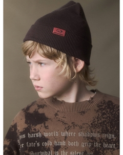 Вязаная шапка с патчем для мальчиков Sela