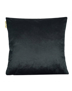 Наволочка декоративная велюровая Оникс, цвет черный Sofi de marko