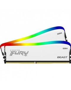 Память оперативная DDR4 Kingston Fury Beast CL16 16Gb PC25600, 3200Mhz (KF432C16BWAK2/16)