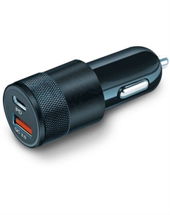 Автомобильное зарядное устройство BORASCO USB-A, USB-C, 38Вт, 3A, черный Borasco