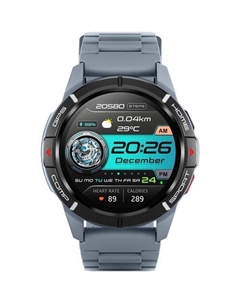 Смарт-часы GS Active, 47мм, 1.3", серый/серый Mibro