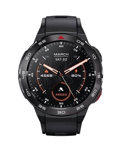 Смарт-часы GS Pro, 46.5мм, 1.43", черный/черный Mibro