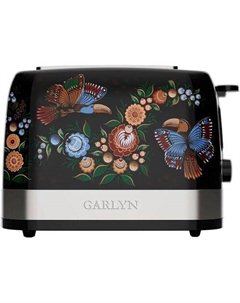 Тостер Flower Grace TR-500, черный Garlyn