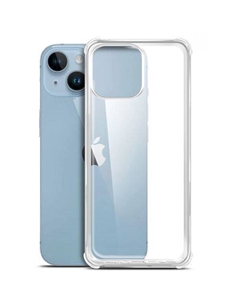 Чехол (клип-кейс) Bumper Case, для Apple iPhone 14 Plus, противоударный, прозрачный Borasco