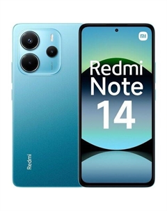 6.67" Смартфон Xiaomi Redmi Note 14 8/128Gb, NFC, AMOLED, 120Гц, 5500мAч, голубой