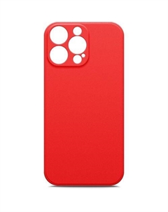 Чехол (клип-кейс) Microfiber Case, для Apple iPhone 14 Pro Max, красный Borasco