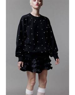 Свитшот из футера с жемчужными бусинами Befree