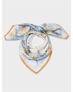 Шелковый платок с растительным принтом (68*68) Elis