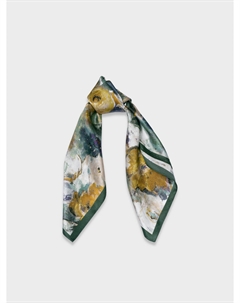 Шелковый платок с цветочным принтом (53*53) Elis