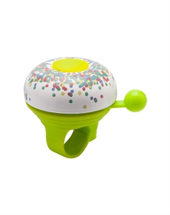 Звонок велосипедный 43S-03, сталь/пластик, бело-зелёный, 210229 Stels