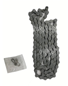 Цепь велосипедная Z7, 1/2"х3/32", 110 звеньев, с замком CL573R, для 5-7 скоростей, 570106 Kmc