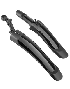 Крылья пластик комплект (переднее, заднее) 24"-26", черный, XGNB-007-3 Forward