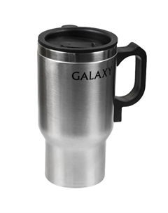 Термокружка автомобильная GL 0120 4650067306742, серебристый, 12 В, 400 мл Galaxy line
