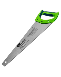 Ножовка по дереву "Зубец" 23824, 400 мм, 11 TPI, зуб 2D, калёный зуб, двухкомпонентная рукоятка Сибртех