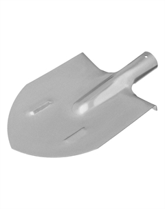 Лопата штыковая 614375 (нерж. сталь, 200х265 мм, ребра жесткости, без черенка) Сибртех