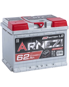 Автомобильный аккумулятор SMF 62 Ач прямая полярность L2 Arnezi