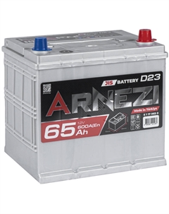 Автомобильный аккумулятор JIS 65 Ач обратная полярность D23L Arnezi