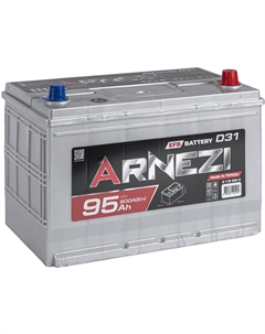 Автомобильный аккумулятор JIS 95 Ач обратная полярность D31L Arnezi