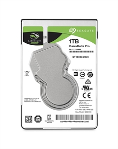 Жесткий диск (HDD) 1Tb Barracuda Pro, 2.5", 7200rpm, 128Mb, SATA3 (ST1000LM049) Seagate