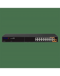 Коммутатор TR-NS11191S-285-16PoE, кол-во портов: 16x100 Мбит/с, SFP 1x1, кол-во SFP/uplink: RJ-45 2x1 Гбит/с, установка в стойку, PoE: 16x60 Вт (макс. 285 Вт) Trassir