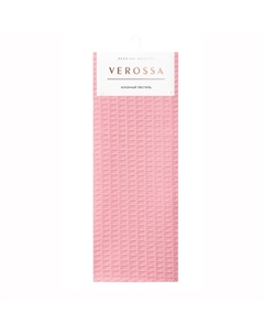 Полотенце вафельное кухонное Пион 40х70 см розовое Verossa
