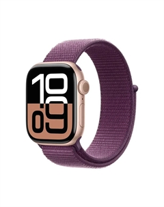Смарт-часы Watch Series 10 42mm Rose Gold Aluminum Case with Plum Sport Loop Apple