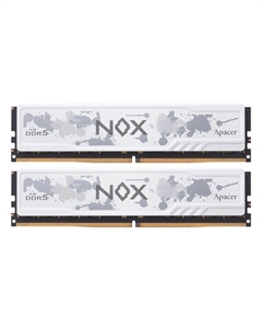 Оперативная память Apacer NOX, 32 Гб (2 х 16 Гб), DDR5, CL34, 6800 МГц, белый