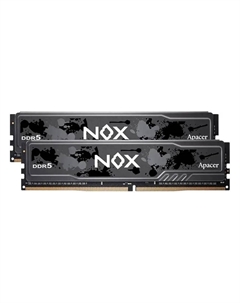Оперативная память Apacer NOX, 32 Гб (2 х 16 Гб), DDR5, CL34, 6800 МГц, черный