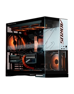 Системный блок Gigabyte, 32 ГБ/1 ТБ, R7 9800X3D, RTX 4080 Super, Model 5 Case, чёрный/белый
