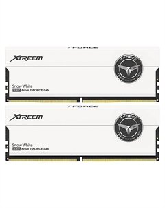 Оперативная память Team Group T-Force Xtreem, 32 Гб (2 х 16Гб), DDR5, 7200 МГц, FFWD532G7200HC34ADC01, белый Team group