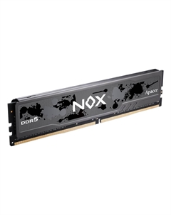 Оперативная память Apacer NOX, 16 Гб (1 х 16 Гб), DDR5, CL30, 6000 МГц, черный