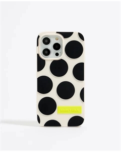 Силиконовый чехол для iPhone 15 Pro Max в горошек Bimba y Lola, цвет Crudo Bimba y lola
