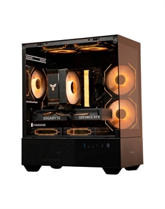 Системный блок Gigabyte, 32 ГБ/1 ТБ, R5 5600, RX 6750 GRE, G45 Case, чёрный