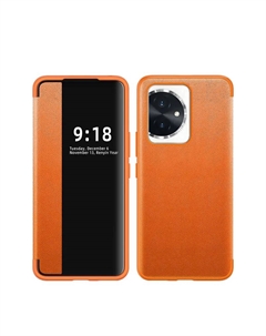 Чехол для телефона Baohuguang Bao Huguang, Danxia orange|plain leather window holster Bao huguang