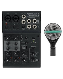 Динамический микрофон AKG D112 MKII Mic+ROCKMIX 4 Akg