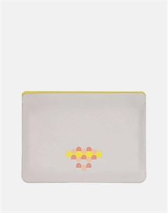 Средний мягкий кожаный чехол для Macbook Air и Pro Dudu, светло-серый