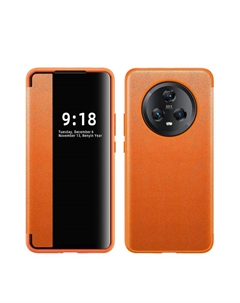 Чехол для телефона Baohuguang Bao Huguang, Danxia orange|plain leather window holster Bao huguang