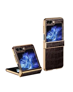 Чехол для телефона Povatine, Cool black|Three-stage electroplated crocodile pattern