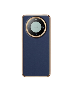 Чехол для телефона Povatine, Sapphire blue|Genuine leather plated Porsche pattern