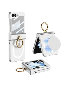 Чехол для телефона Baohuguang Bao Huguang, Temperament Silver|Hinge Ring Wireless Charging|Ultra-thin All-I Bao huguang