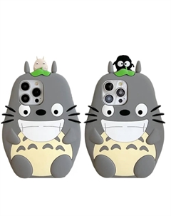 Чехол для телефона Baohuguang Bao Huguang, My Neighbor Totoro and Mouse|Three-dimensional silicone Bao huguang