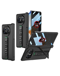 Чехол для телефона Povatine, Black carbon fiber HD magnetic folding hinge wristband