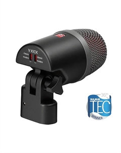 Микрофон для бас-барабана sE Electronics V KICK Supercardioid Dynamic Bass Drum Microphone Se electronics